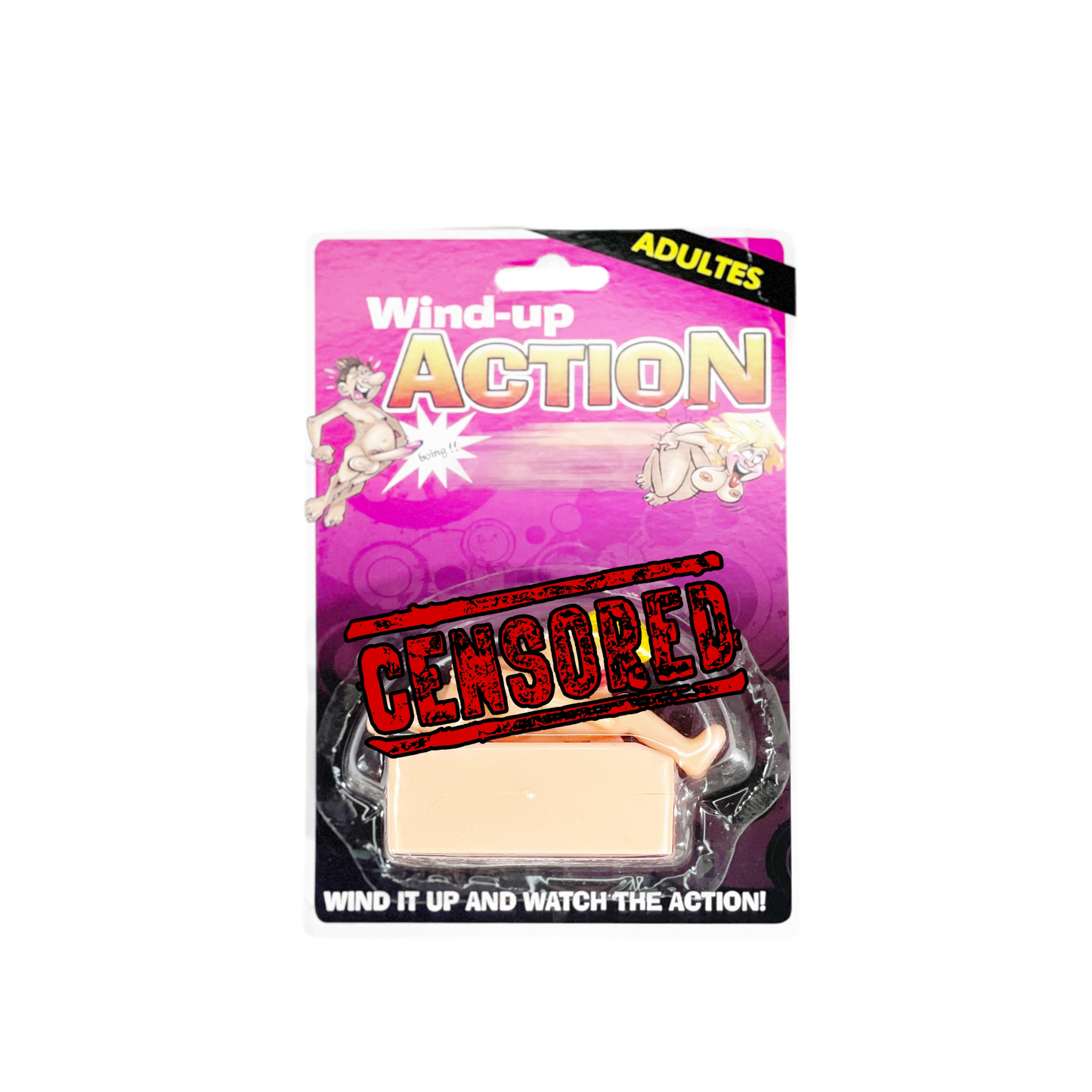 Scherz Geschenk | Lustiges Aufziehspielzeug für Erwachsene | Prank | Wind up Action Figur | 69 Stellung | JGA