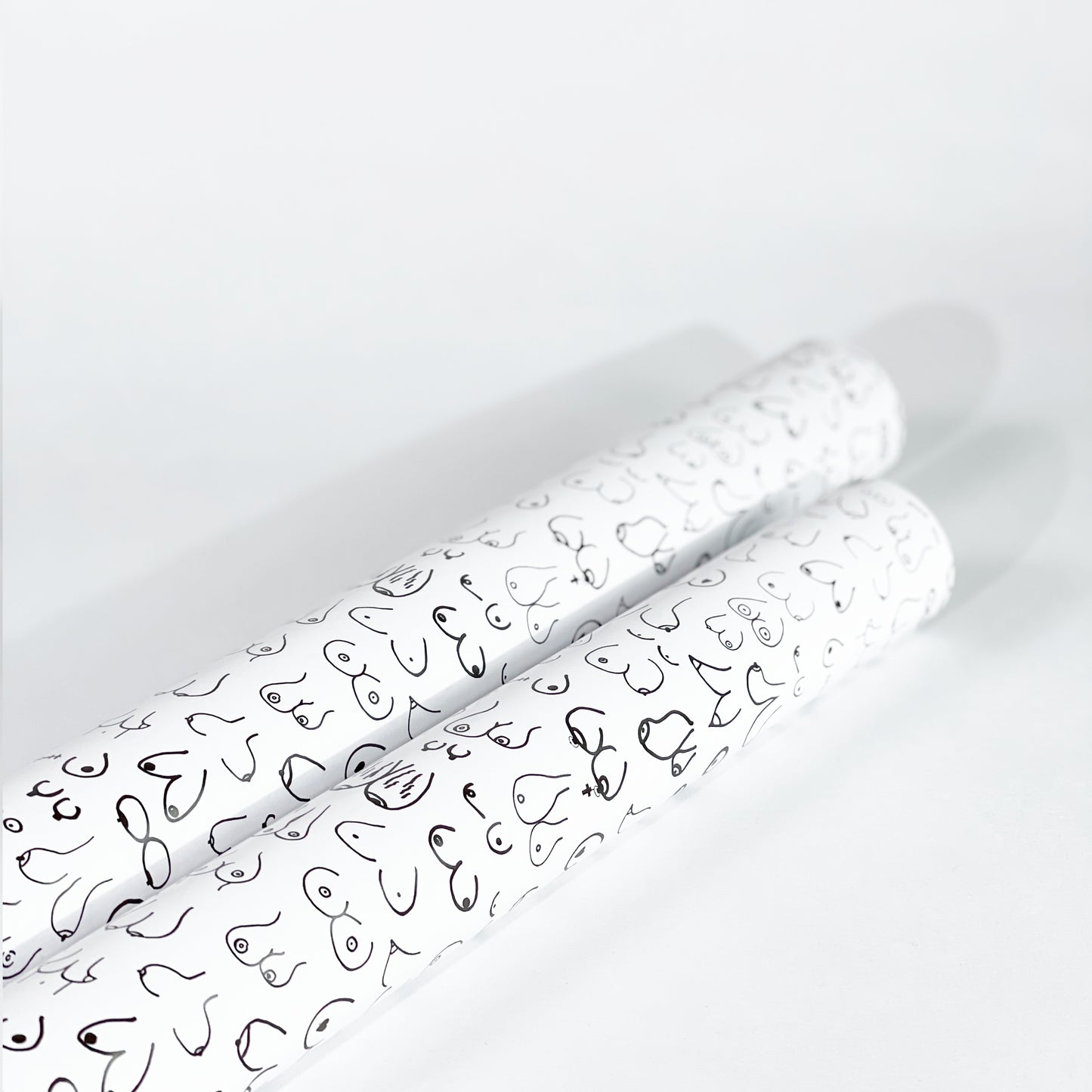 Boobs Brüste Geschenkpapier | 3x Geschenkbögen / Lustig