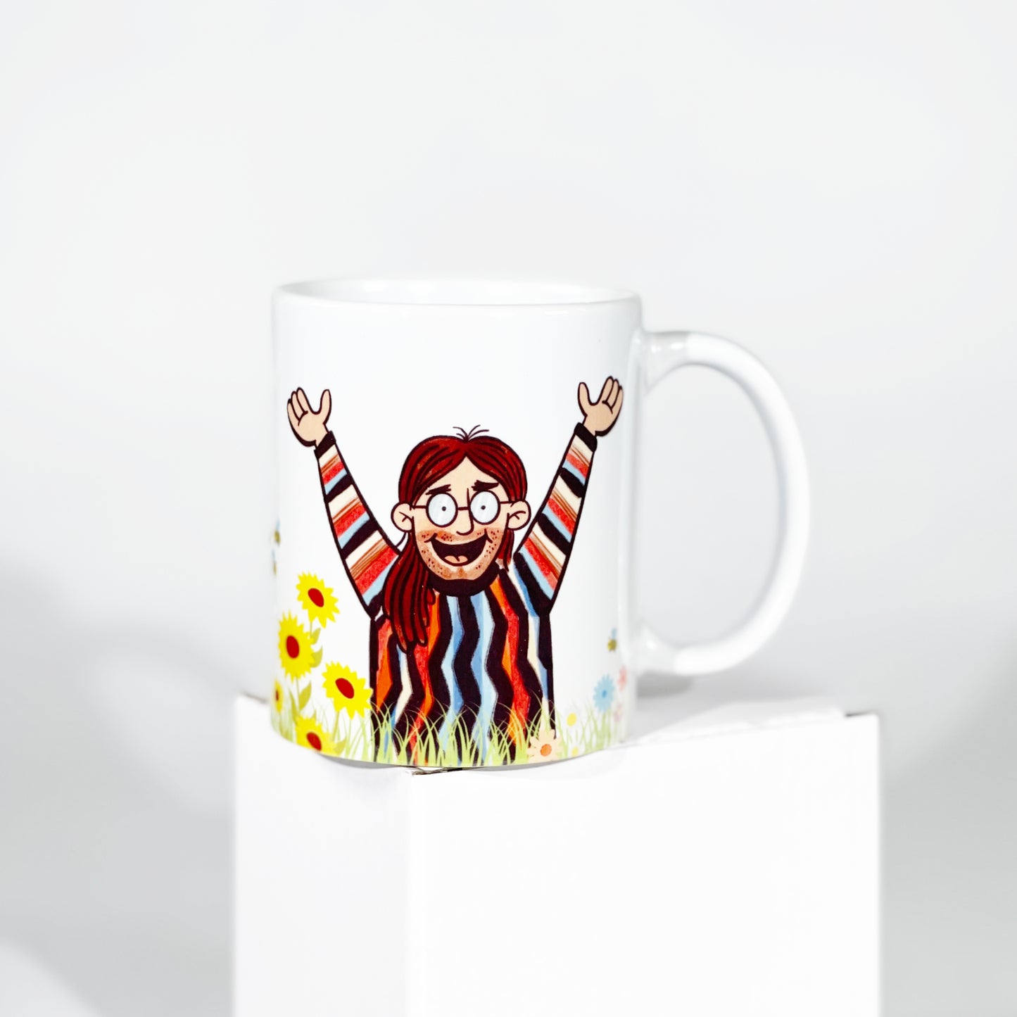 Martin Tasse "Wir starten motiviert in die Woche" inkl. Motivationsvideo | Die perfekte Tasse für die Arbeit +Gratis Blumenwiese (Saatgut)