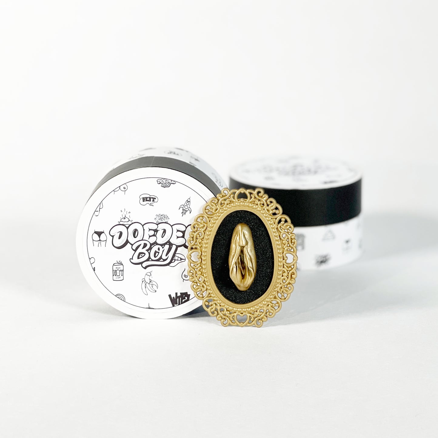 Mr & Mrs Kühlschrankmagnet Set | Lustige 3D Magnete Penis & Vulva | Witziges Hochzeitsgeschenk | Party Mitbringsel | Magnet-Deko für Kühlschrank