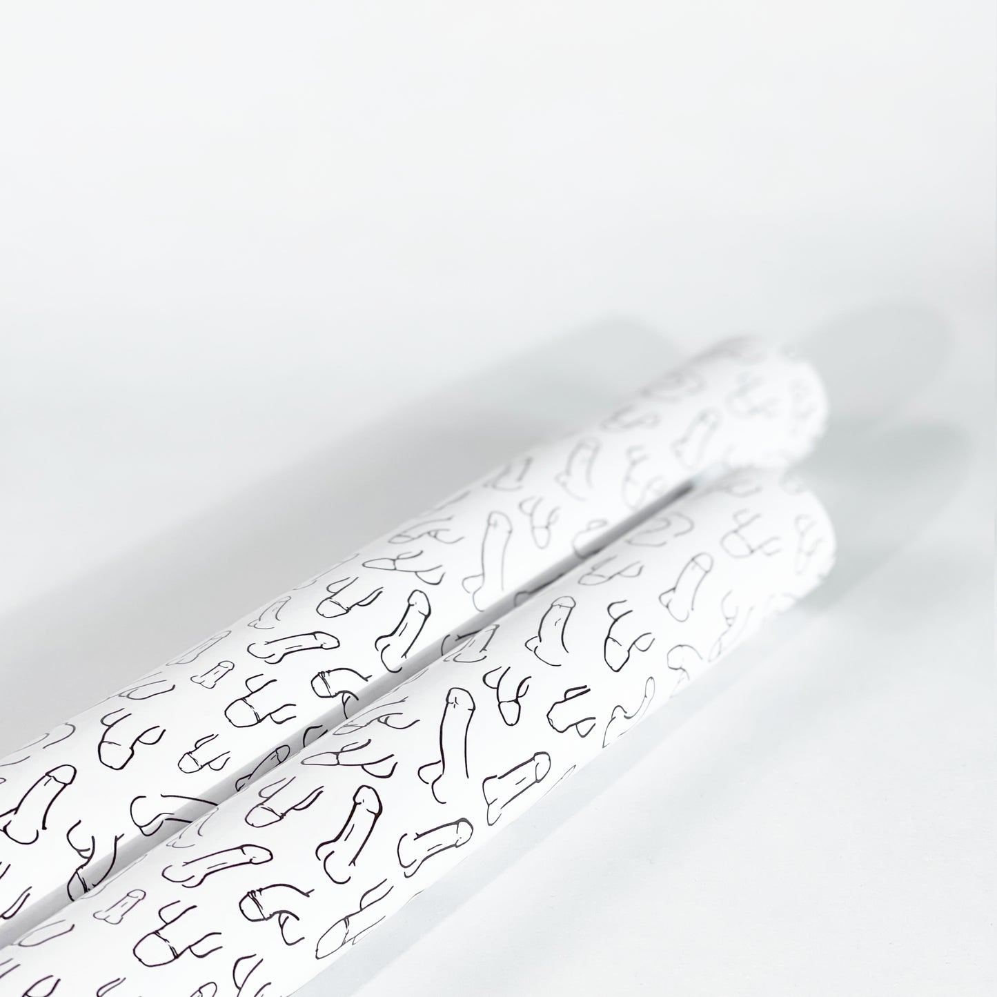 Pimmel Penis Geschenkpapier | 3x Geschenkbögen / Lustig