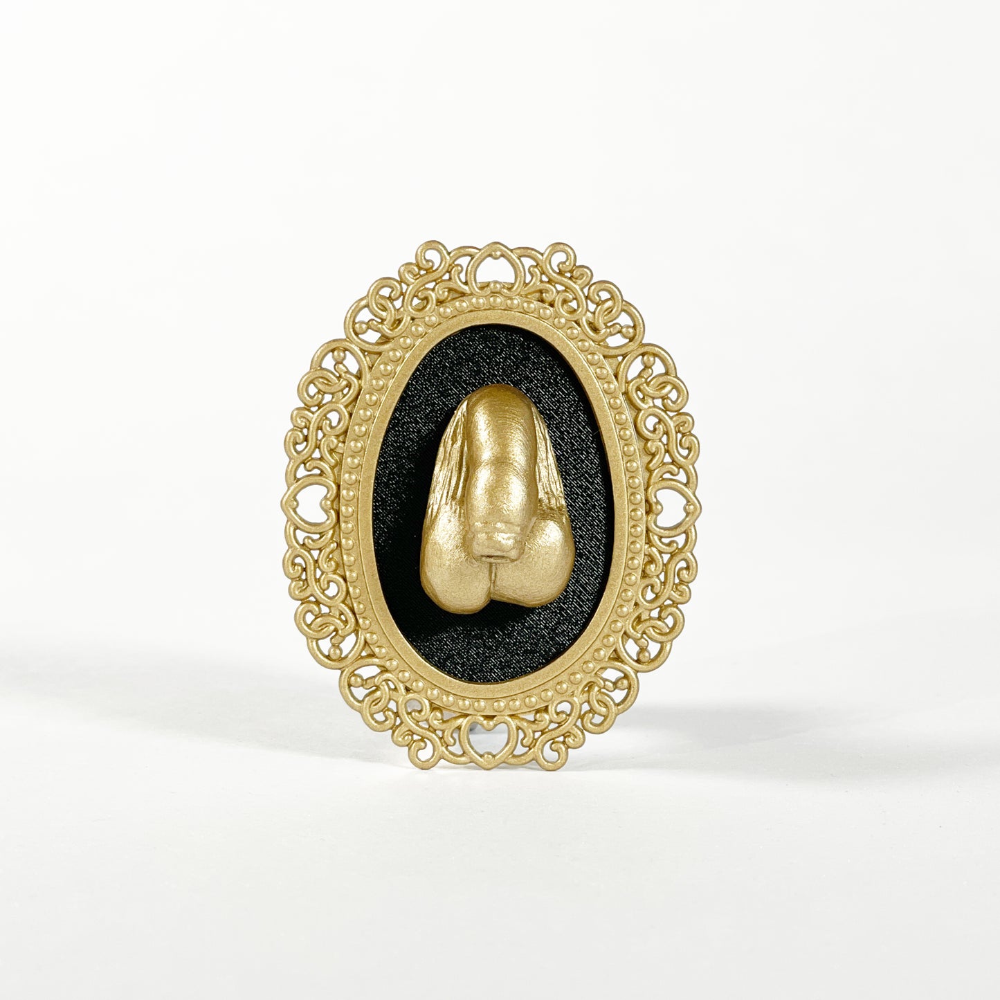 Der Schlappschwanz - 3D Kühlschrankmagnet Dicke Eier