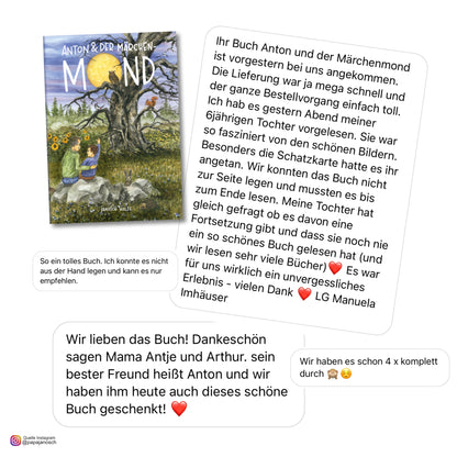 Anton und der Märchenmond inkl. Fahrchip für den Rutschenbus