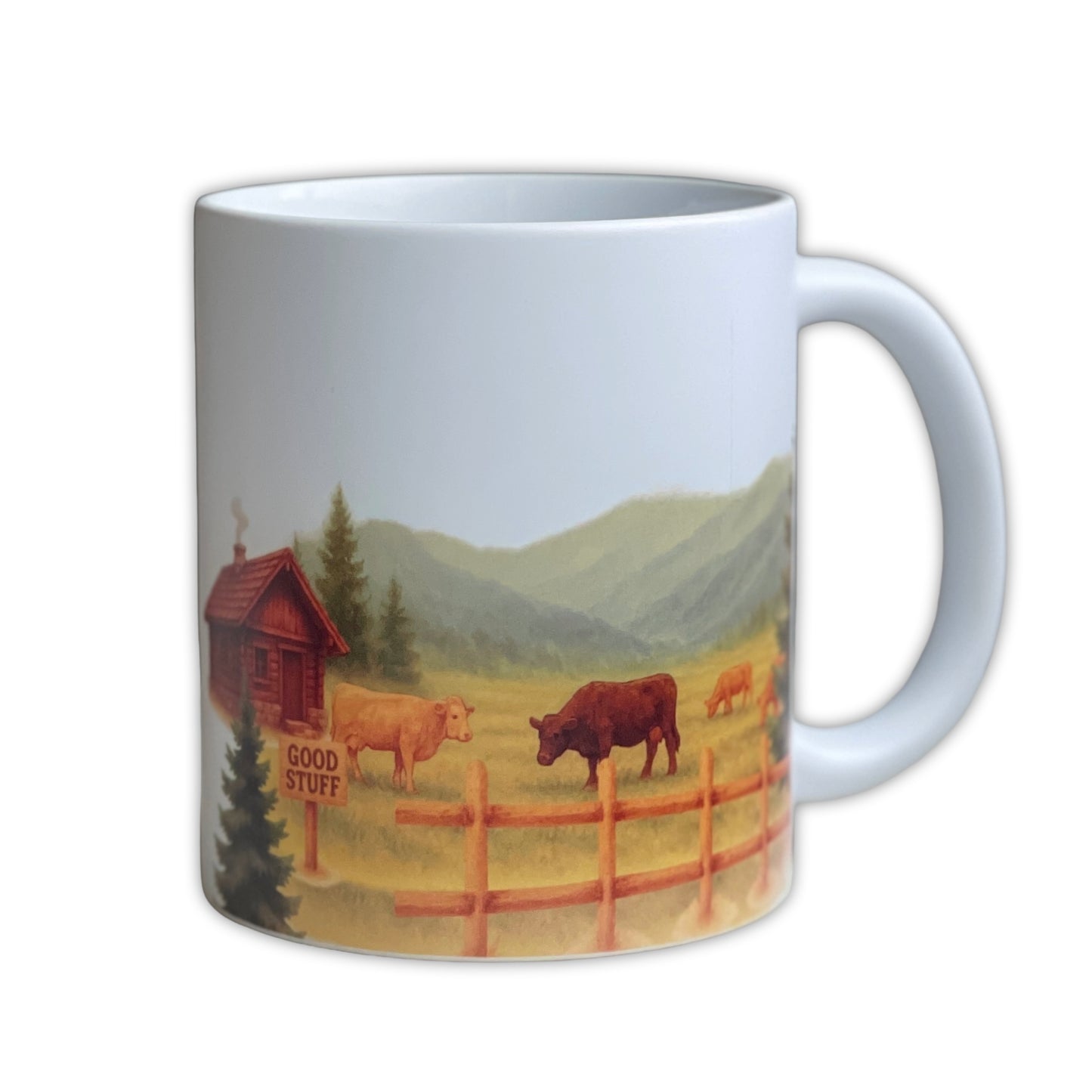Hangover Sucks Tasse 350ml – Lustige Kaffeetasse mit Spruch und Kuh-Motiv – witzige Geschenkidee für Männer & Frauen – matt, mit Motiven